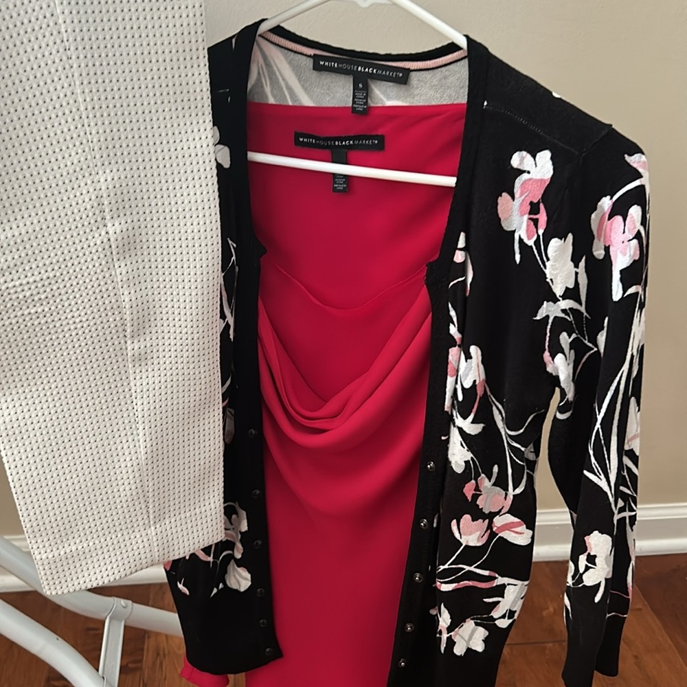WHBM Complete Outfit - Pants, Blouse and Sweater
